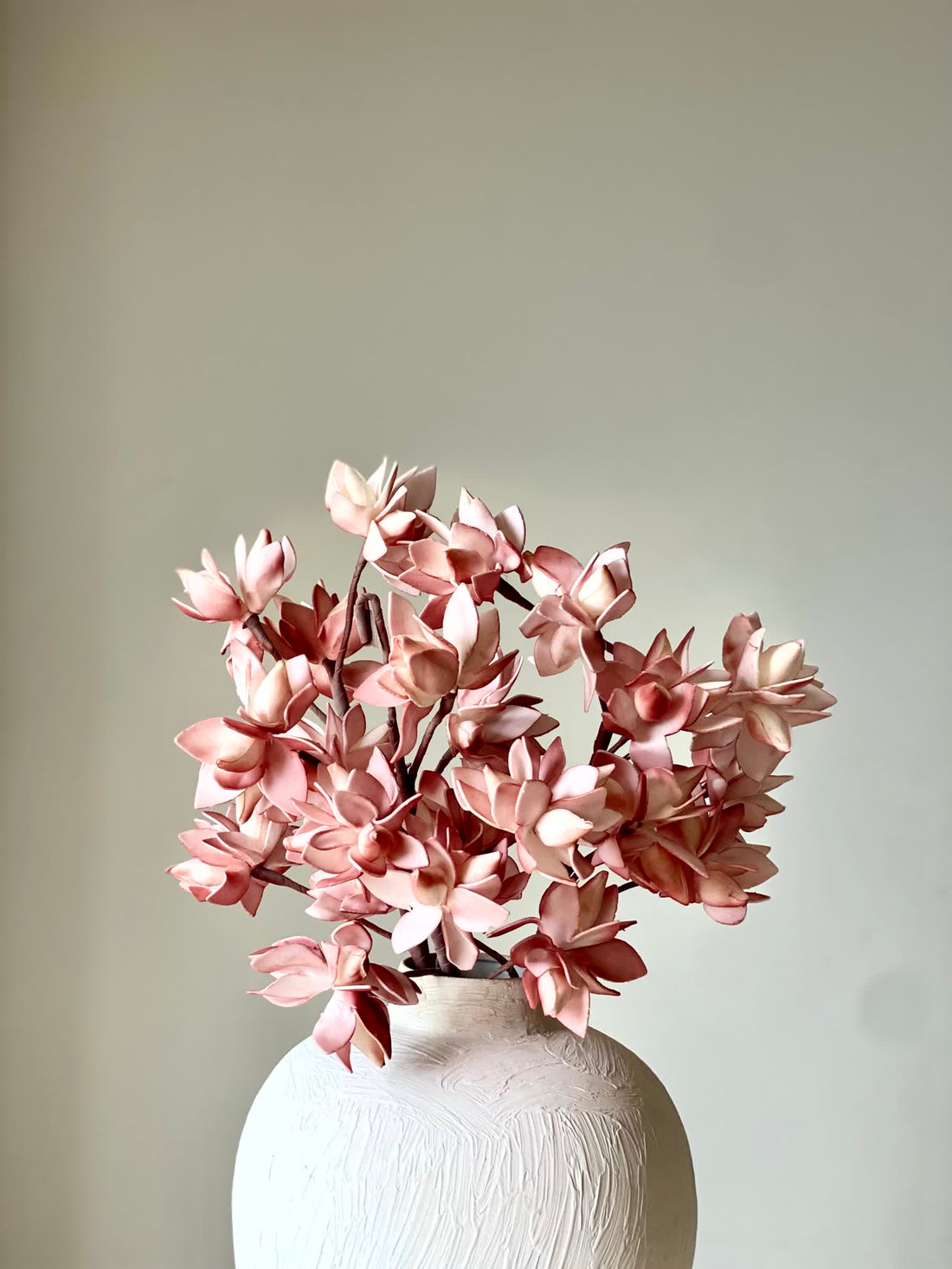 Artificial Magnolia Stem (One Stem) - Dark Pink