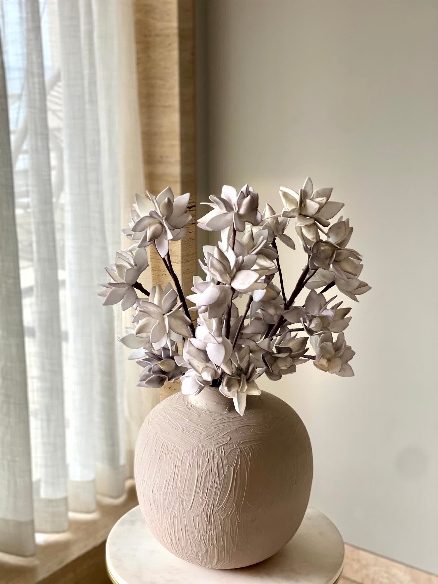 Artificial Magnolia Stem (One Stem) - Grey