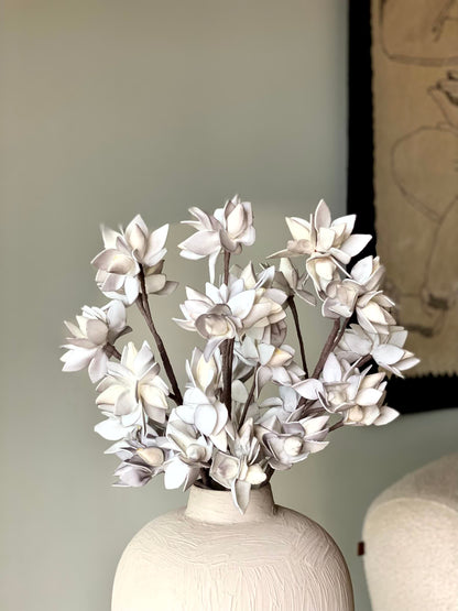 Artificial Magnolia Stem (One Stem) - Grey