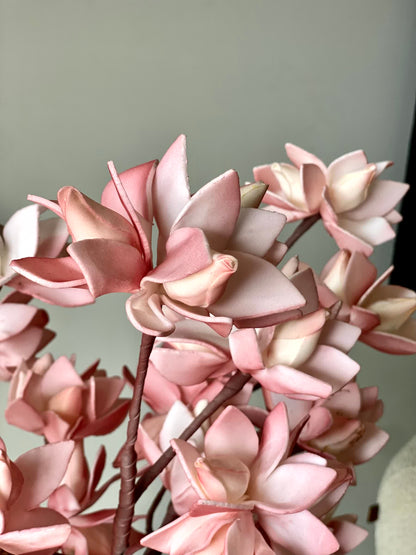 Artificial Magnolia Stem (One Stem) - Pink