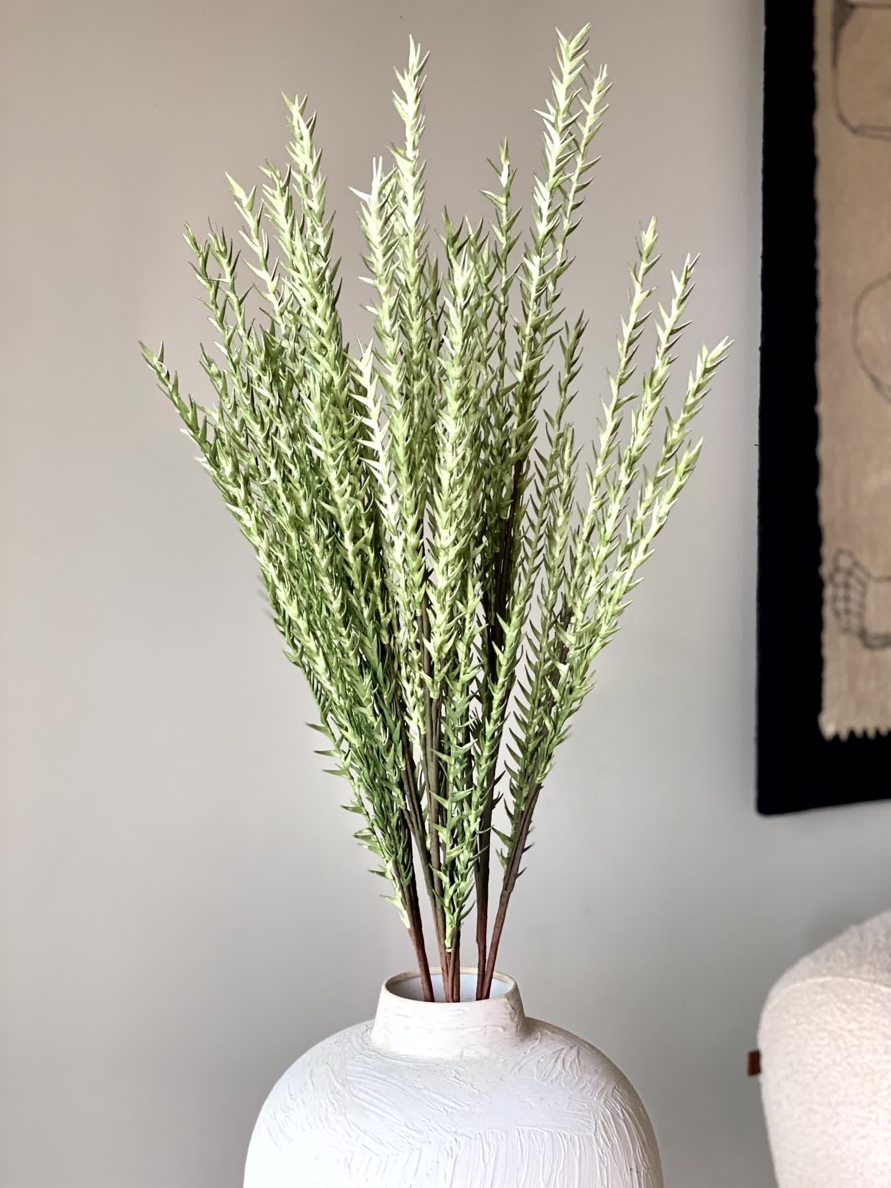 Artificial Pampas Grass (One Stem) - Green