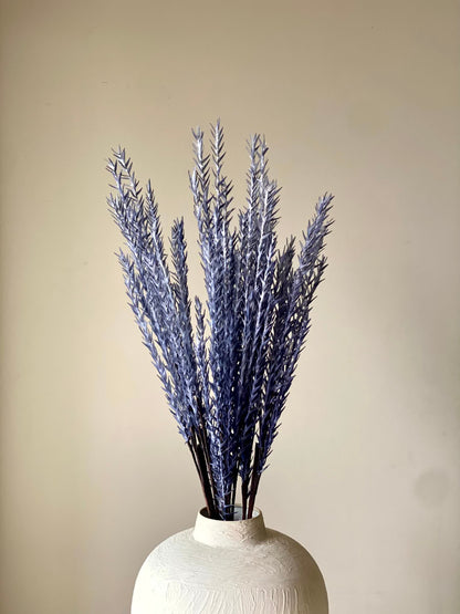 Artificial Pampas Grass (One Stem) - Blue