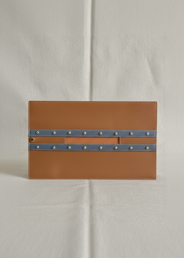 Tan &amp; Grey Tissue Cover