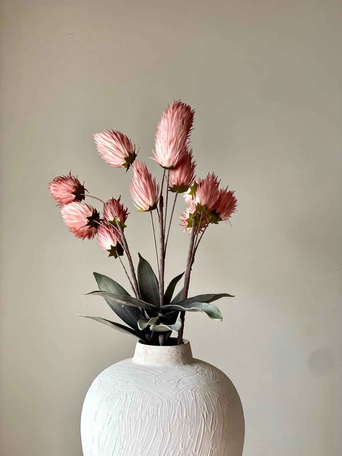 Artificial Tulip Flower Bunch (One Stem) - Pink