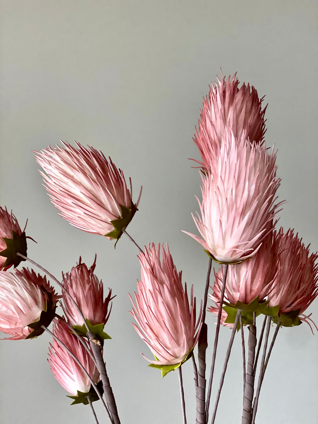 Artificial Tulip Flower Bunch (One Stem) - Pink