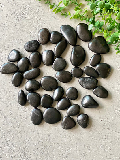 Pebbles - Black (60 Pieces)