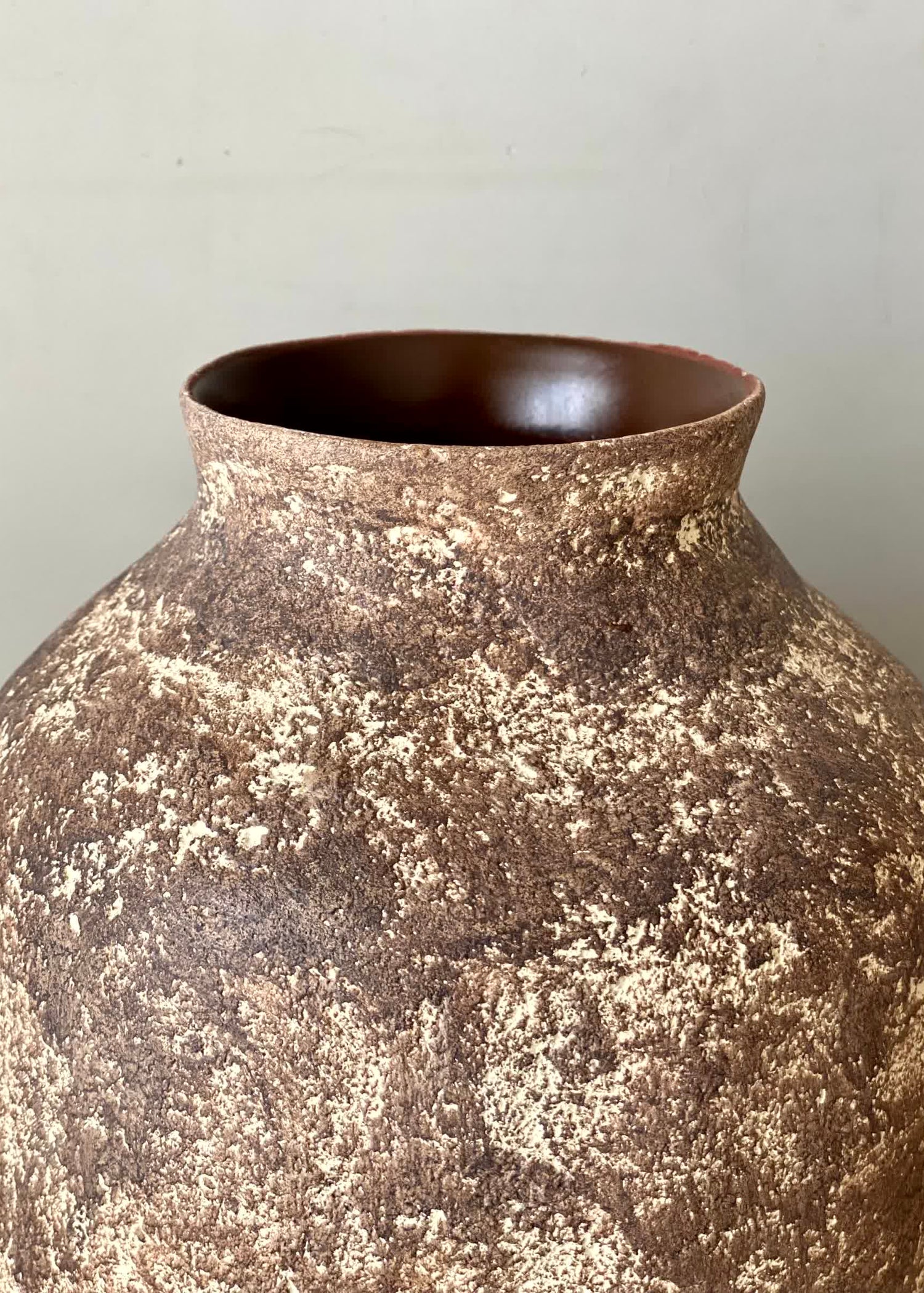 Fossil Vases - Aged Brown