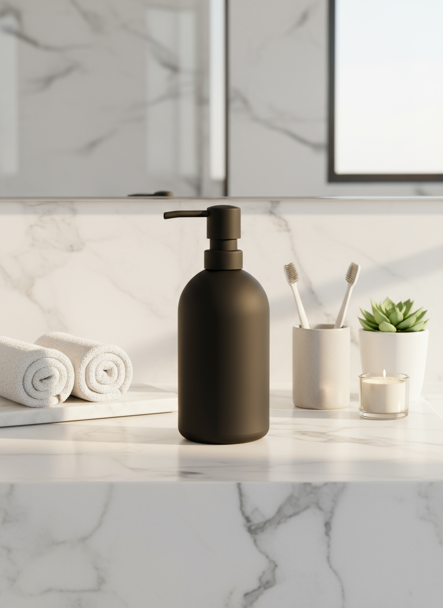 Nox Bathroom Dispenser - Black