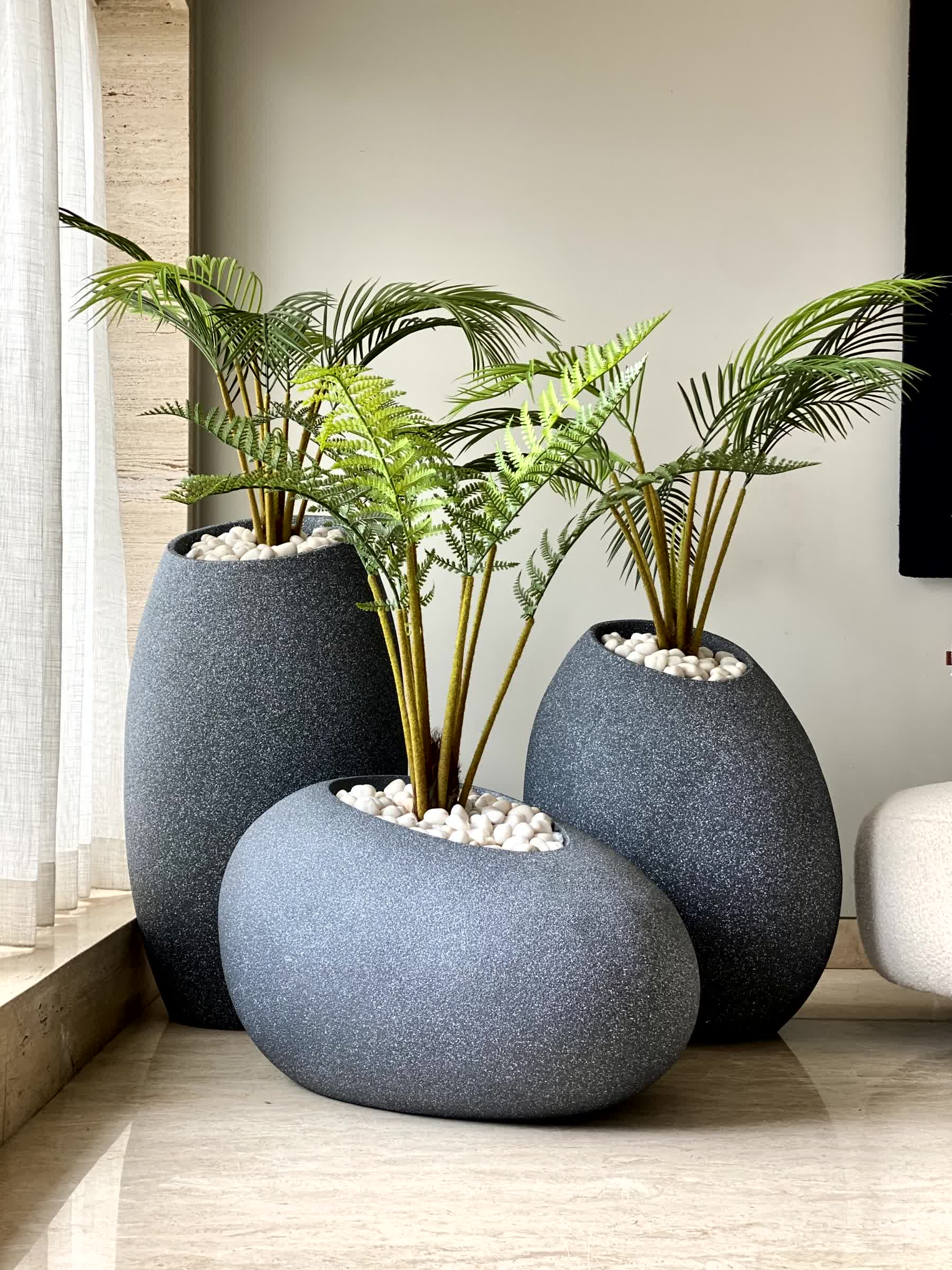 Acropolis Planter - Grey