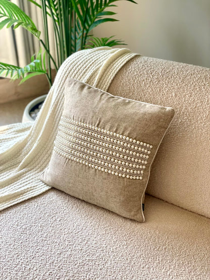 Oyster Cushion Cover - Beige