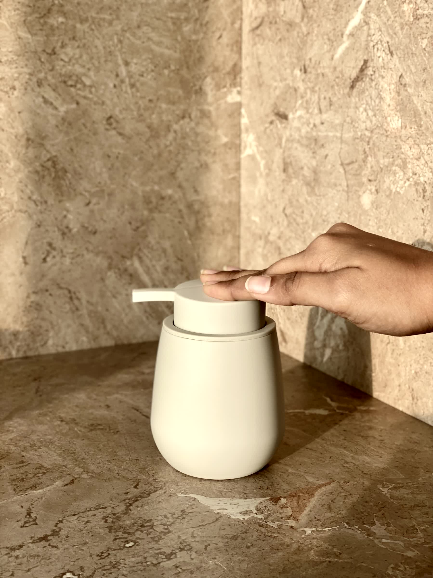 Lunara Bathroom Dispenser - Beige