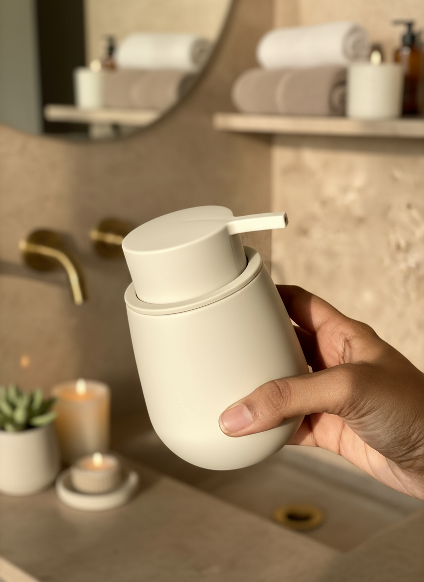 Lunara Bathroom Dispenser - Beige