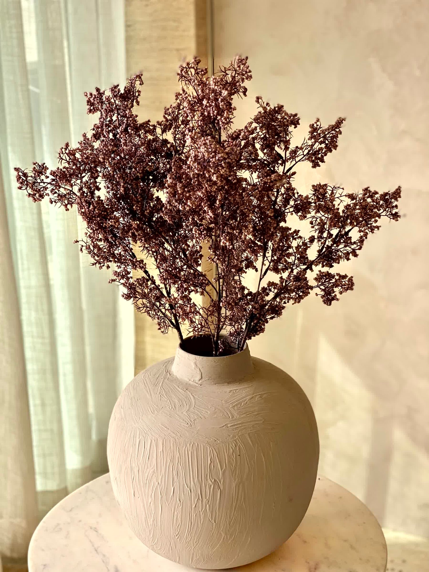 Artificial Wisteria Large Flower Stem - Pink (One Stem)