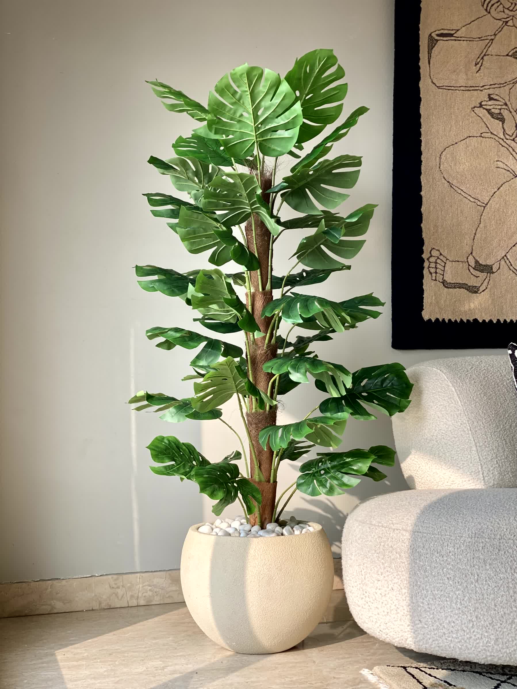 Artificial Monstera Muse Plant - 5 Feet