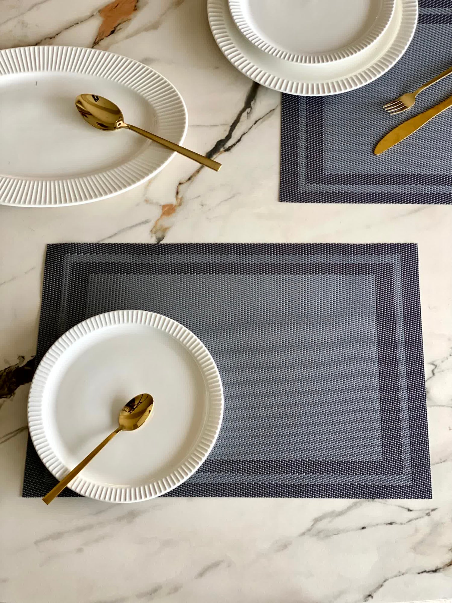 Classic Table Mats - Grey (Set of 6)