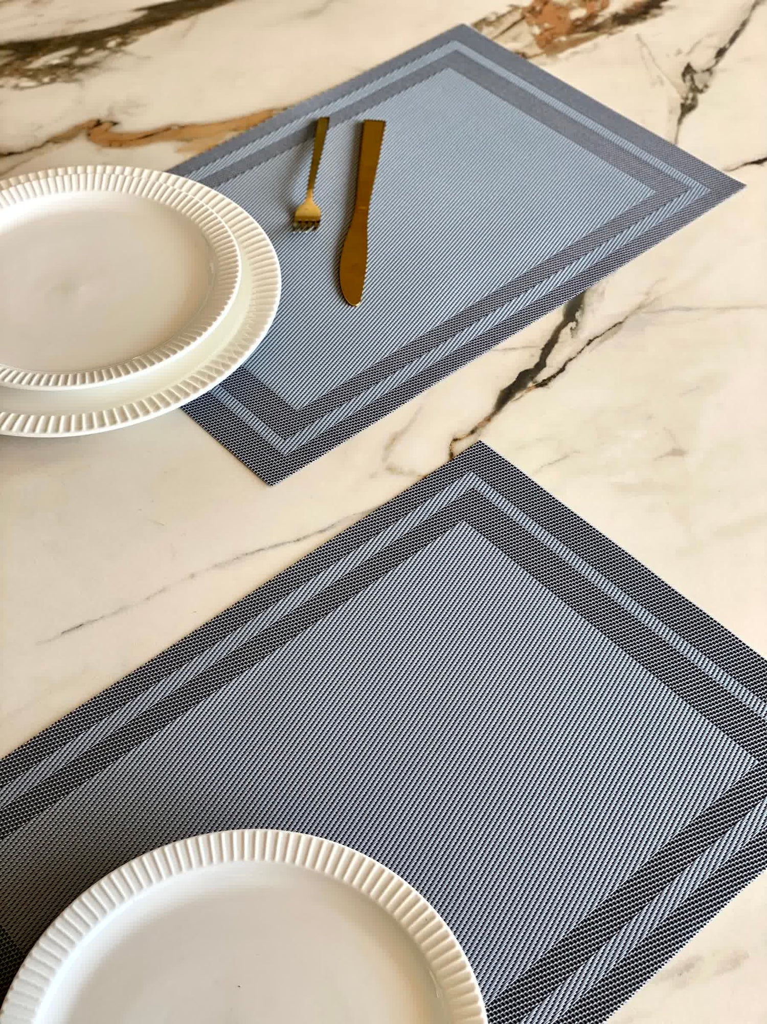 Classic Table Mats - Grey (Set of 6)