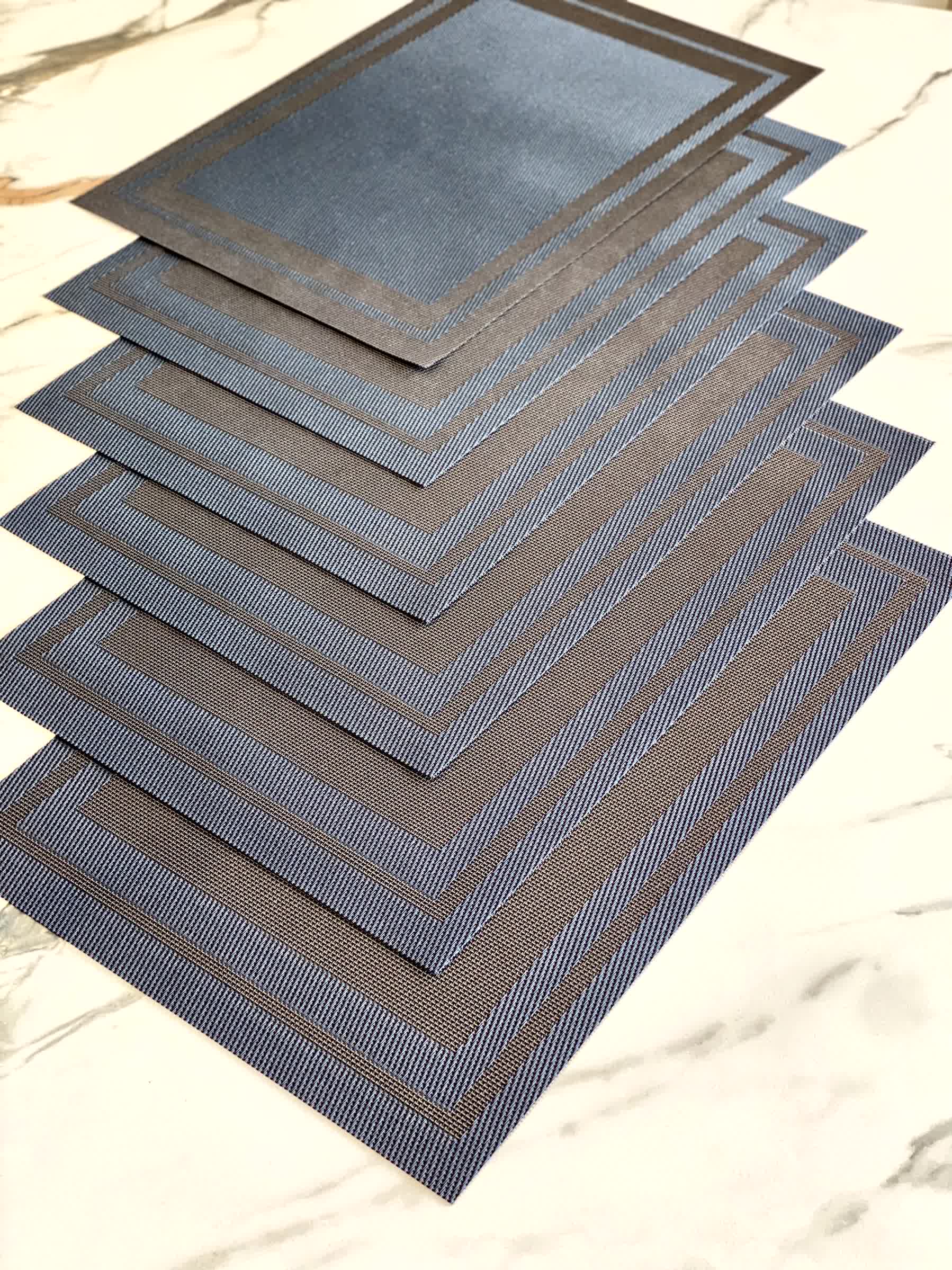 Classic Table Mats - Black (Set of 6)