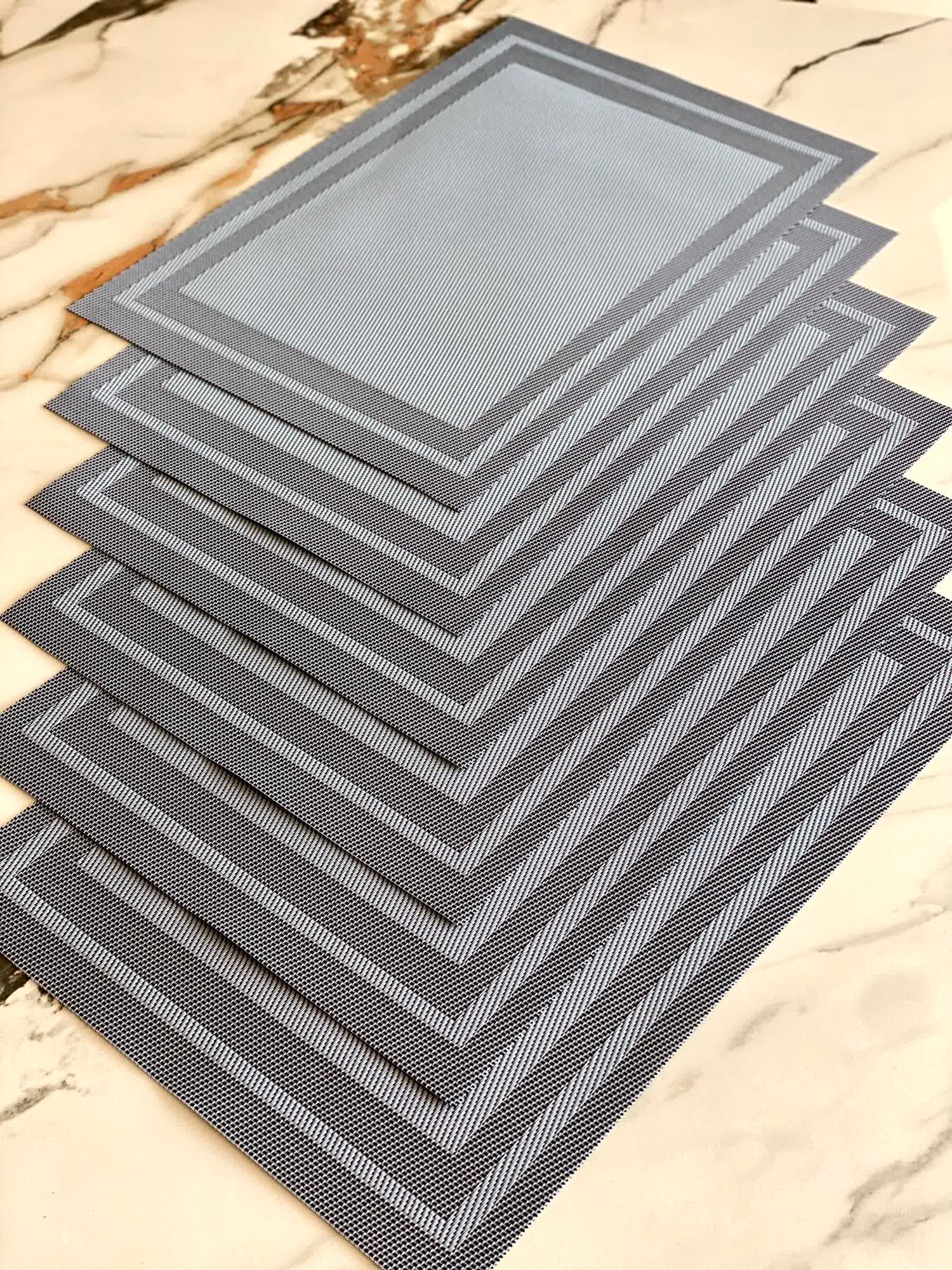 Classic Table Mats - Grey (Set of 6)