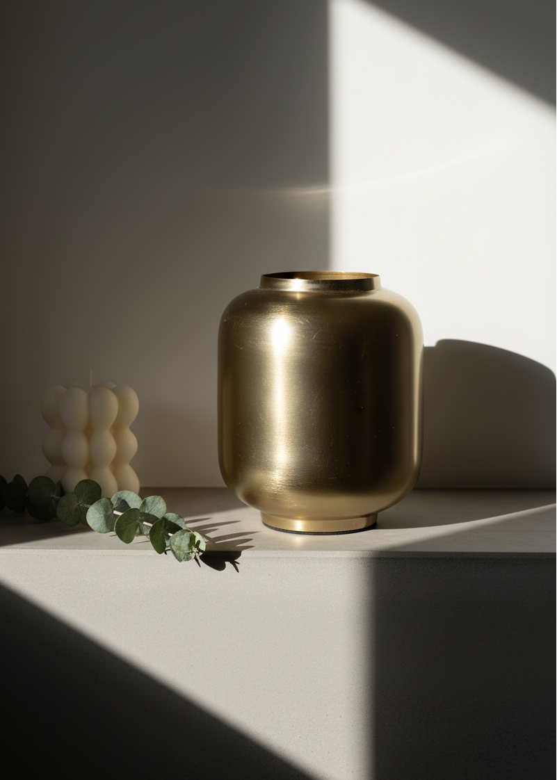 Rasa Vase - Gold