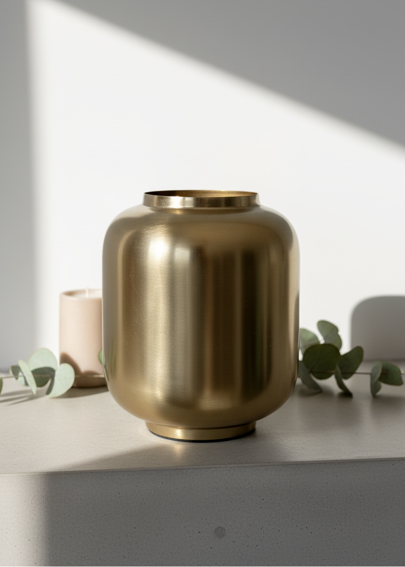 Rasa Vase - Gold