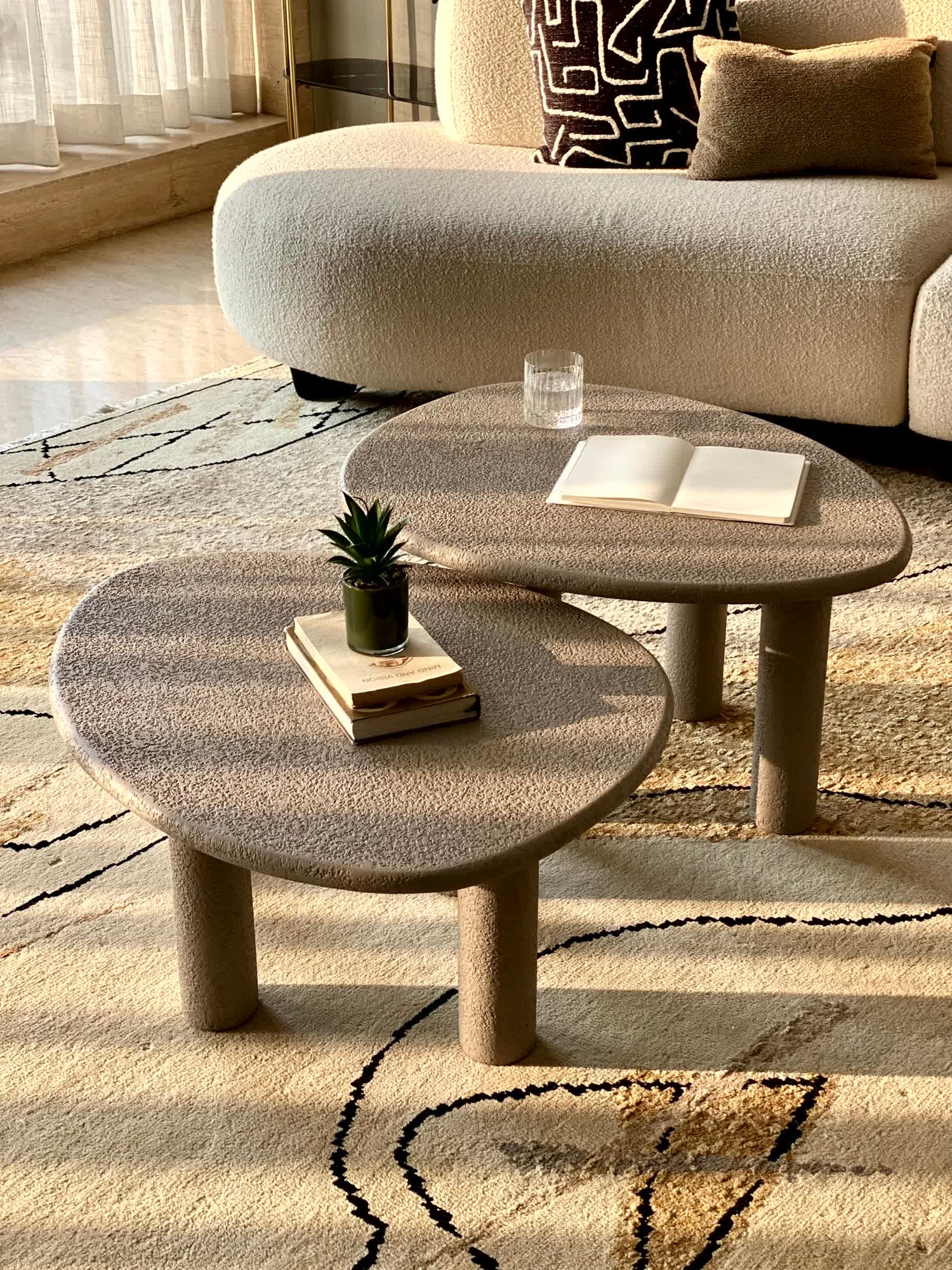 Odessa Nesting Tables - Grey (Set of 2)