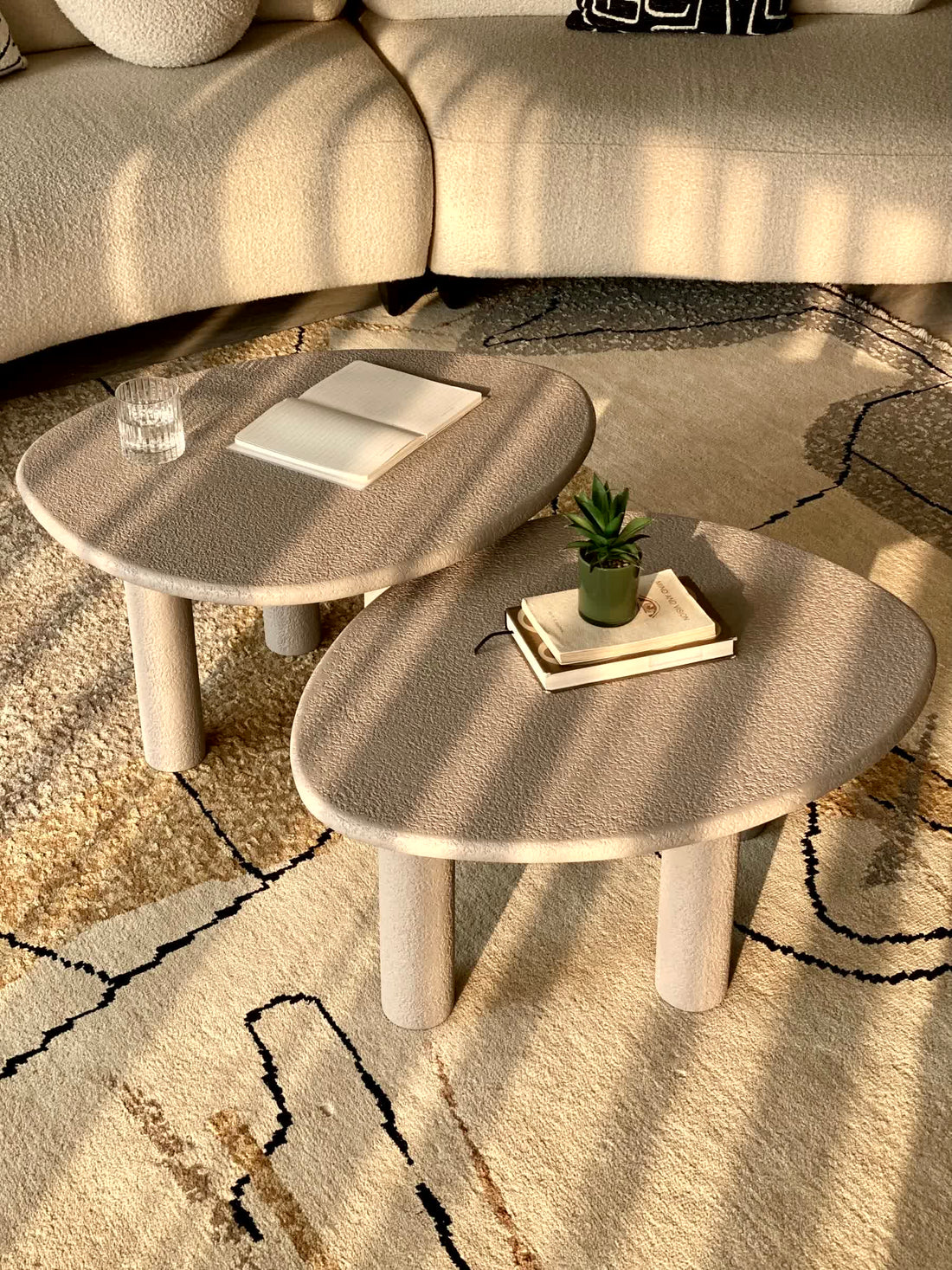 Odessa Nesting Tables - Grey (Set of 2)