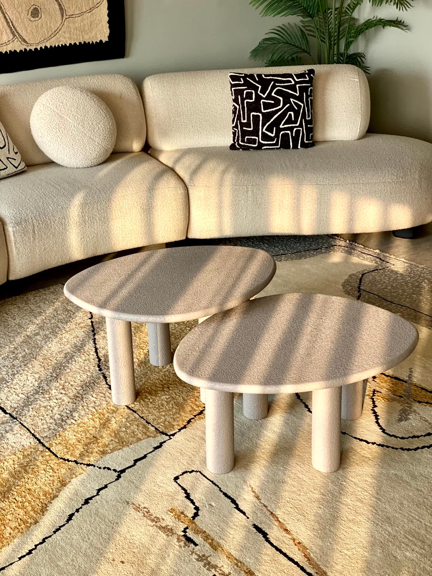 Odessa Nesting Tables - Grey (Set of 2)