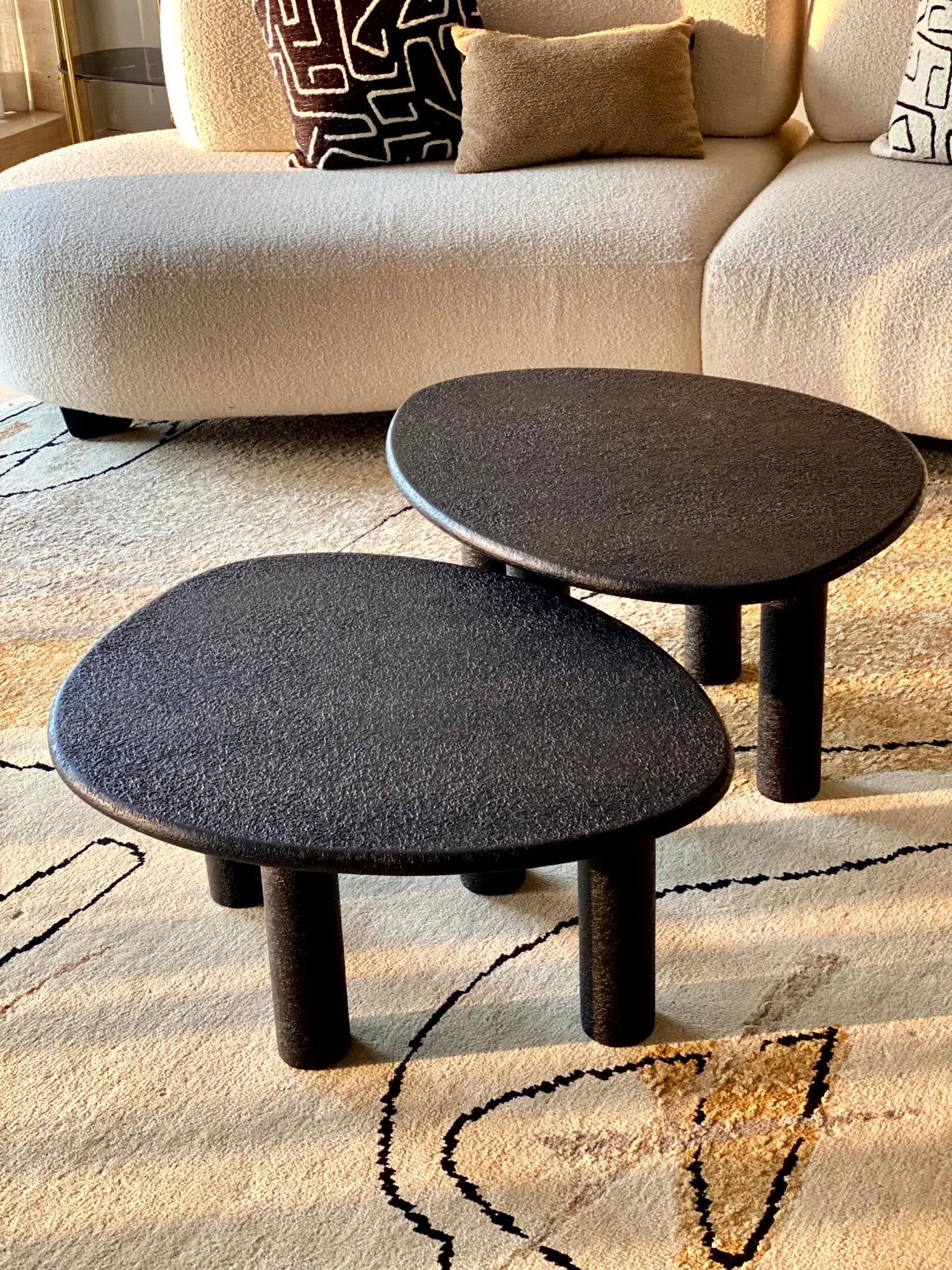 Odessa Nesting Tables - Black (Set of 2)