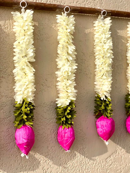 Festive Shubh Lotus Latkan - Set of 10(Small)