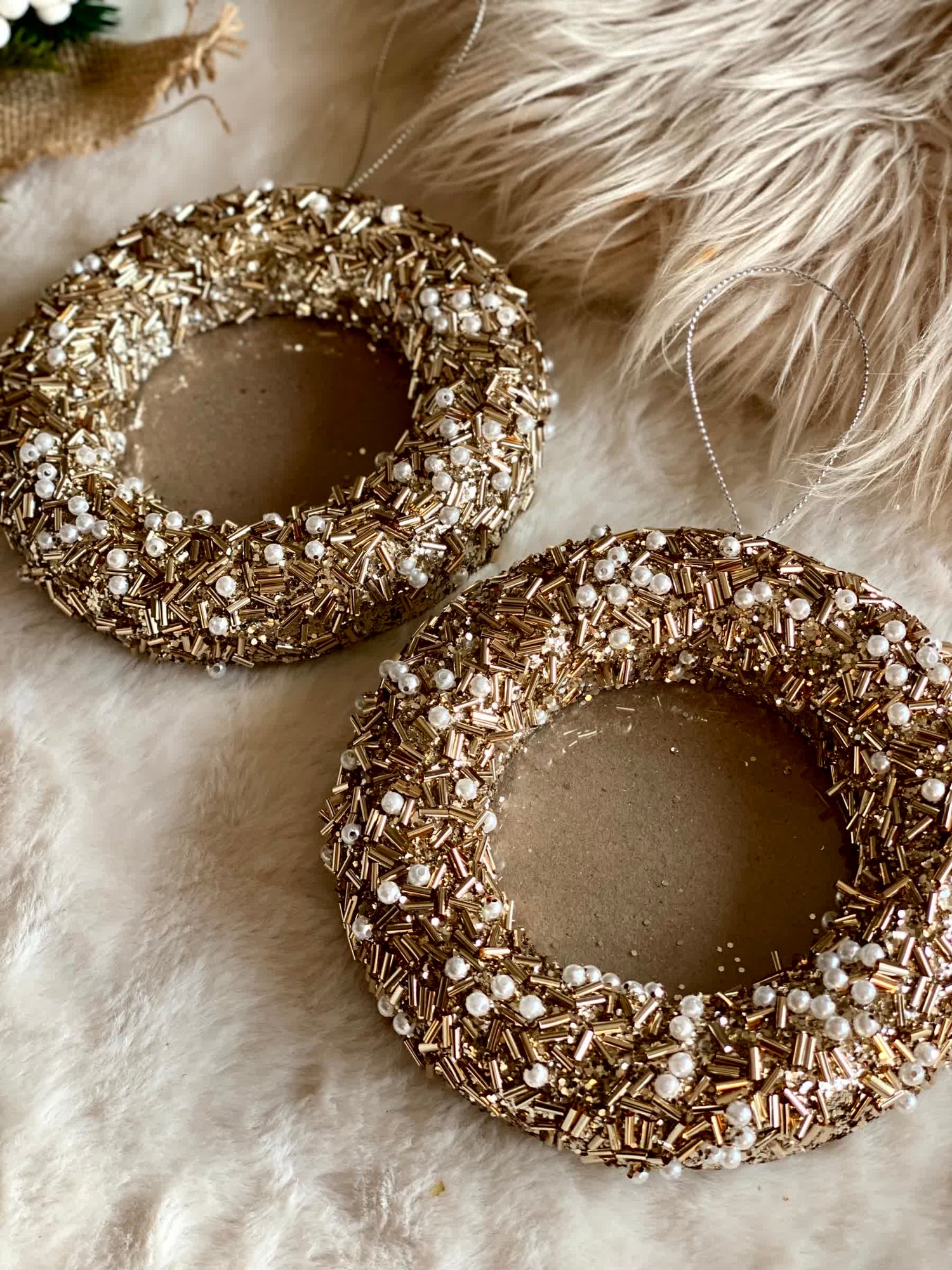 Christmas Frame Hanging - Set of 2