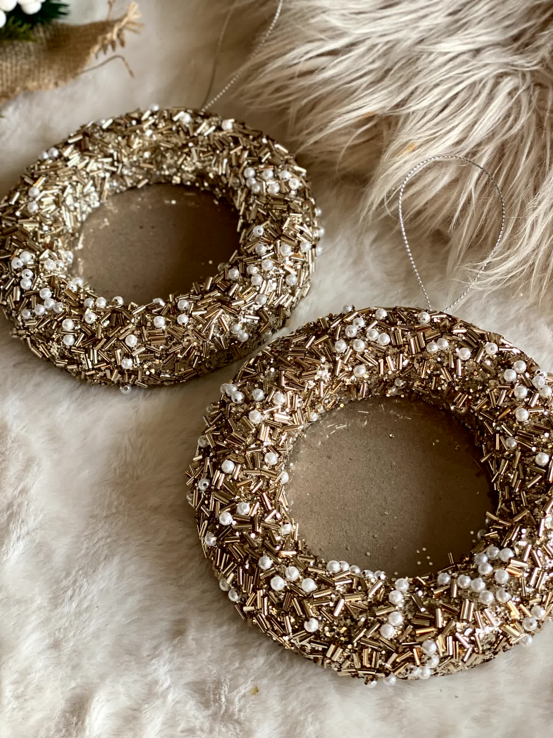 Christmas Frame Hanging - Set of 2