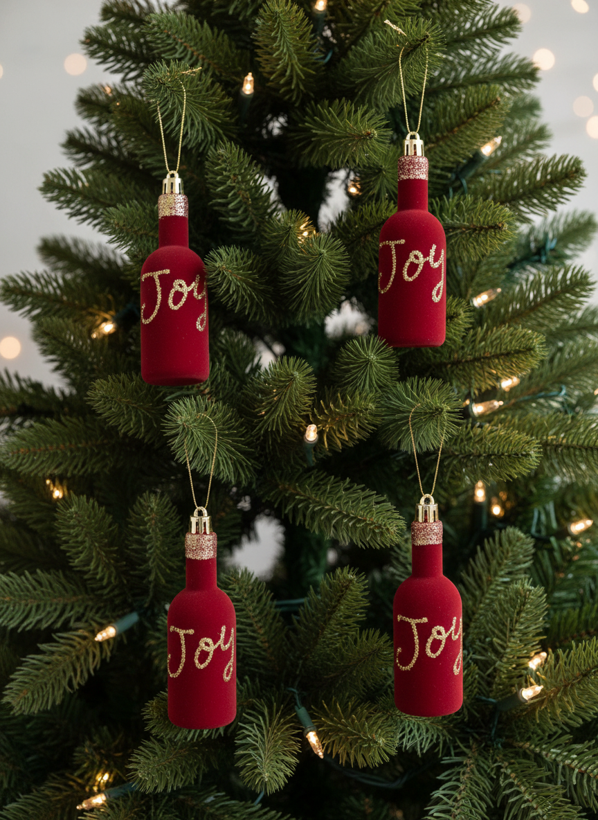 Christmas Cheer Mini Hanging - Set of 4