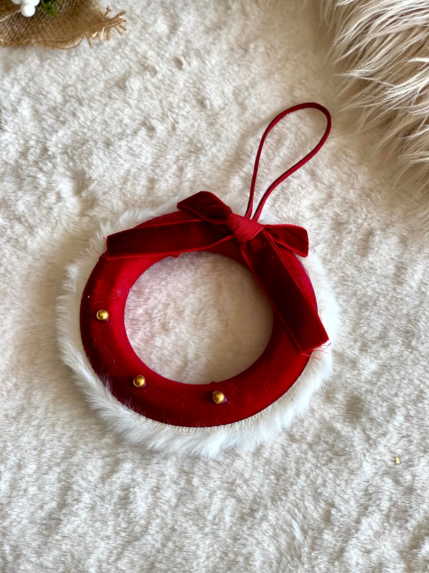 Christmas Jewel Wreath Hanging - Set of 2