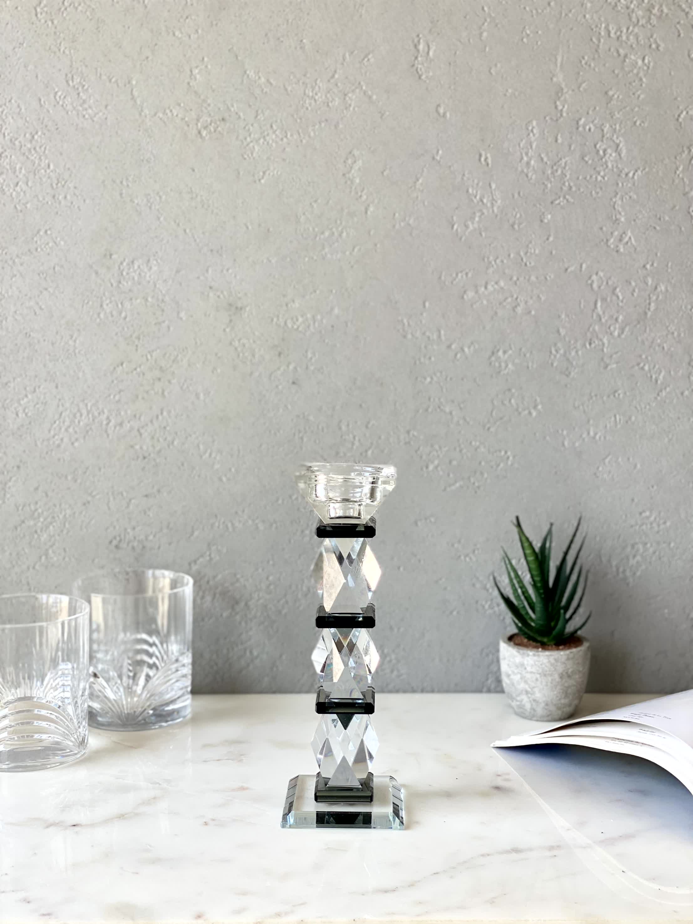 Black Axis Candle Stand - Large