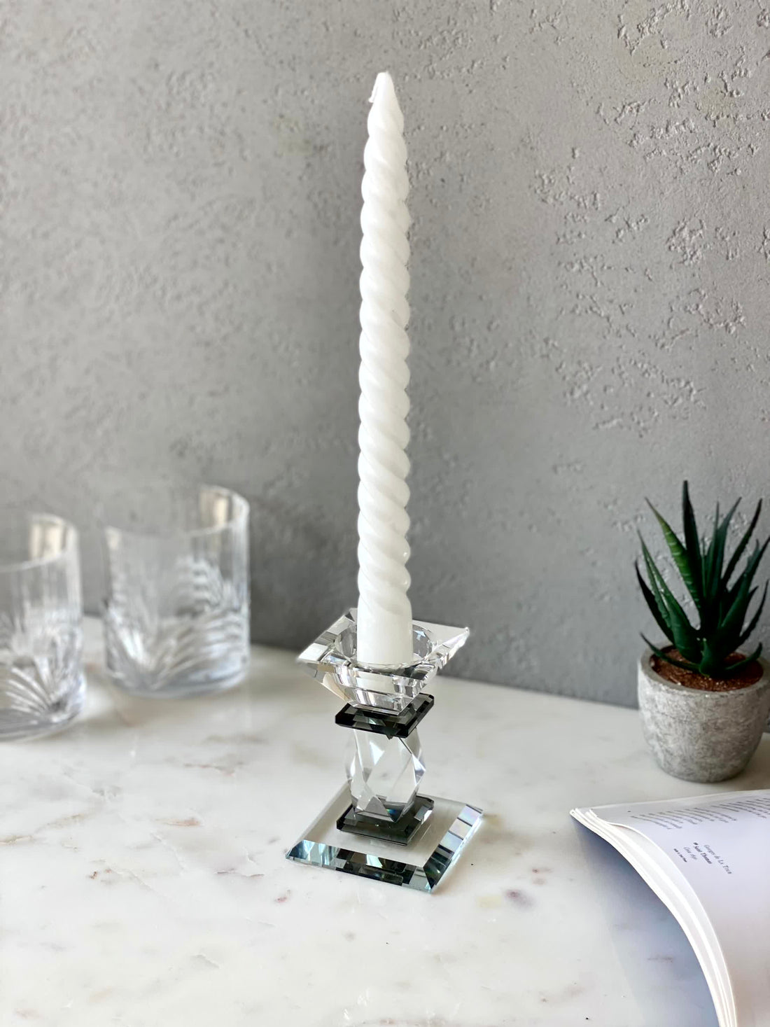 Black Axis Candle Stand - Small