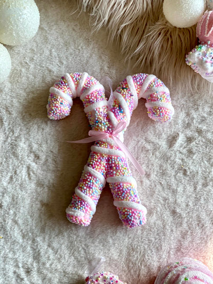 Christmas Pastel Candy Cane Hanging