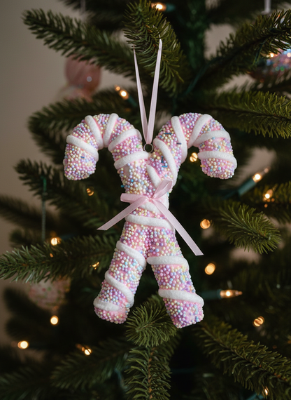 Christmas Pastel Candy Cane Hanging