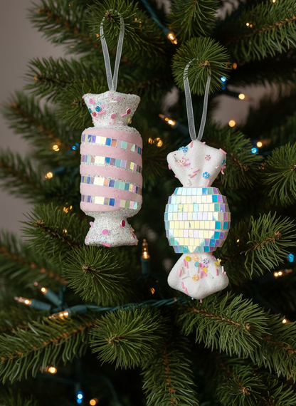 Christmas Whimsical Candy Hanging - Set of 2