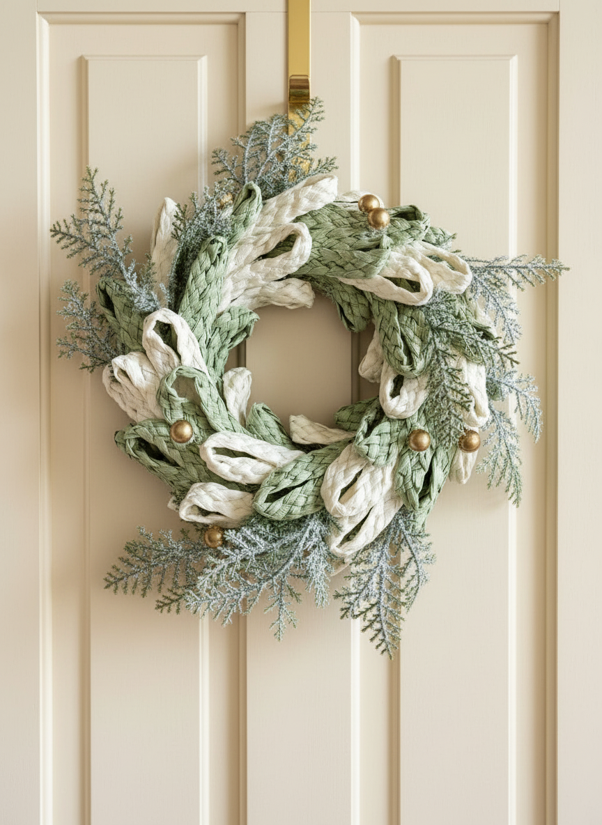 Christmas Harvest Wreath Hanging