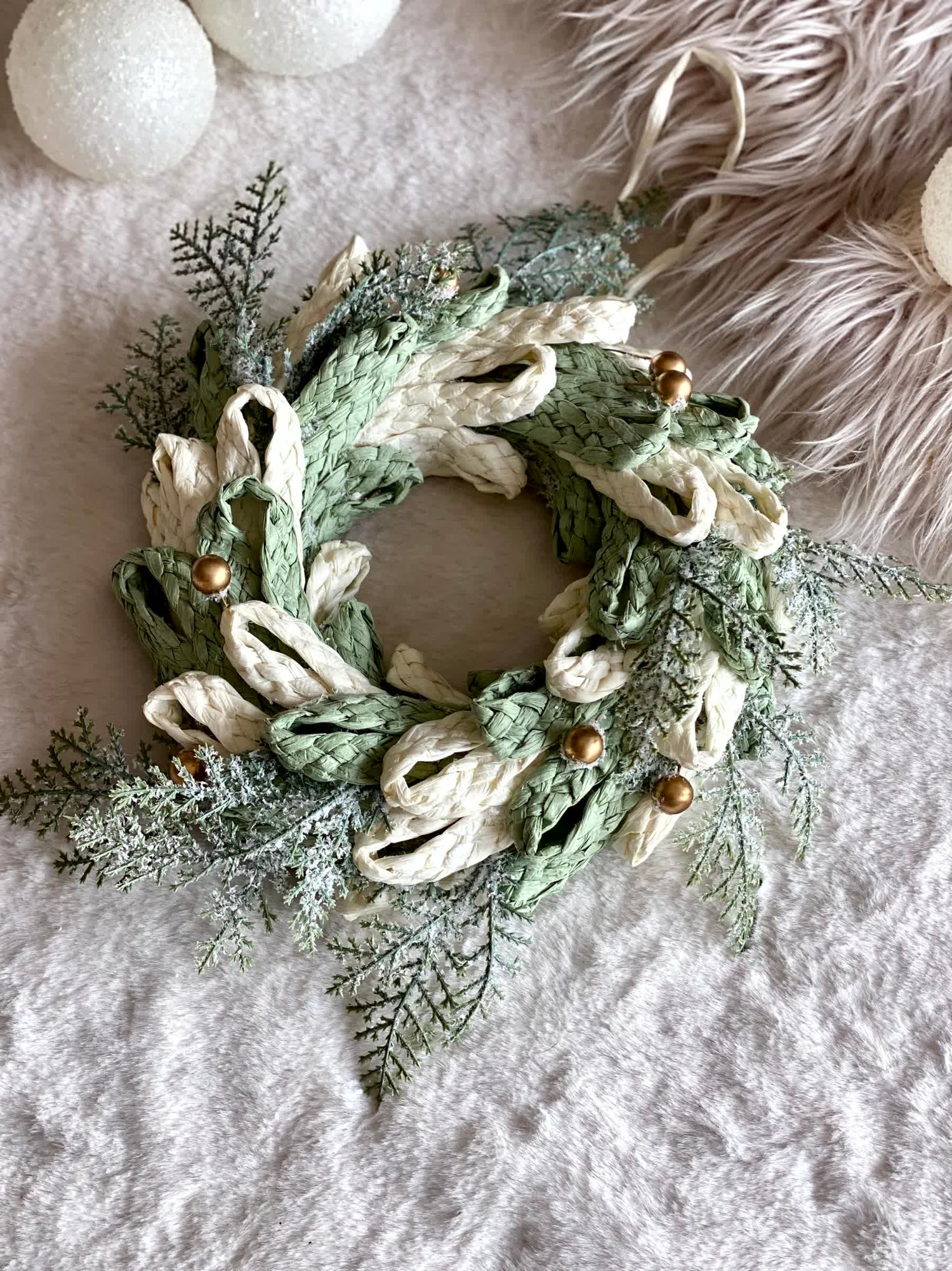 Christmas Harvest Wreath Hanging
