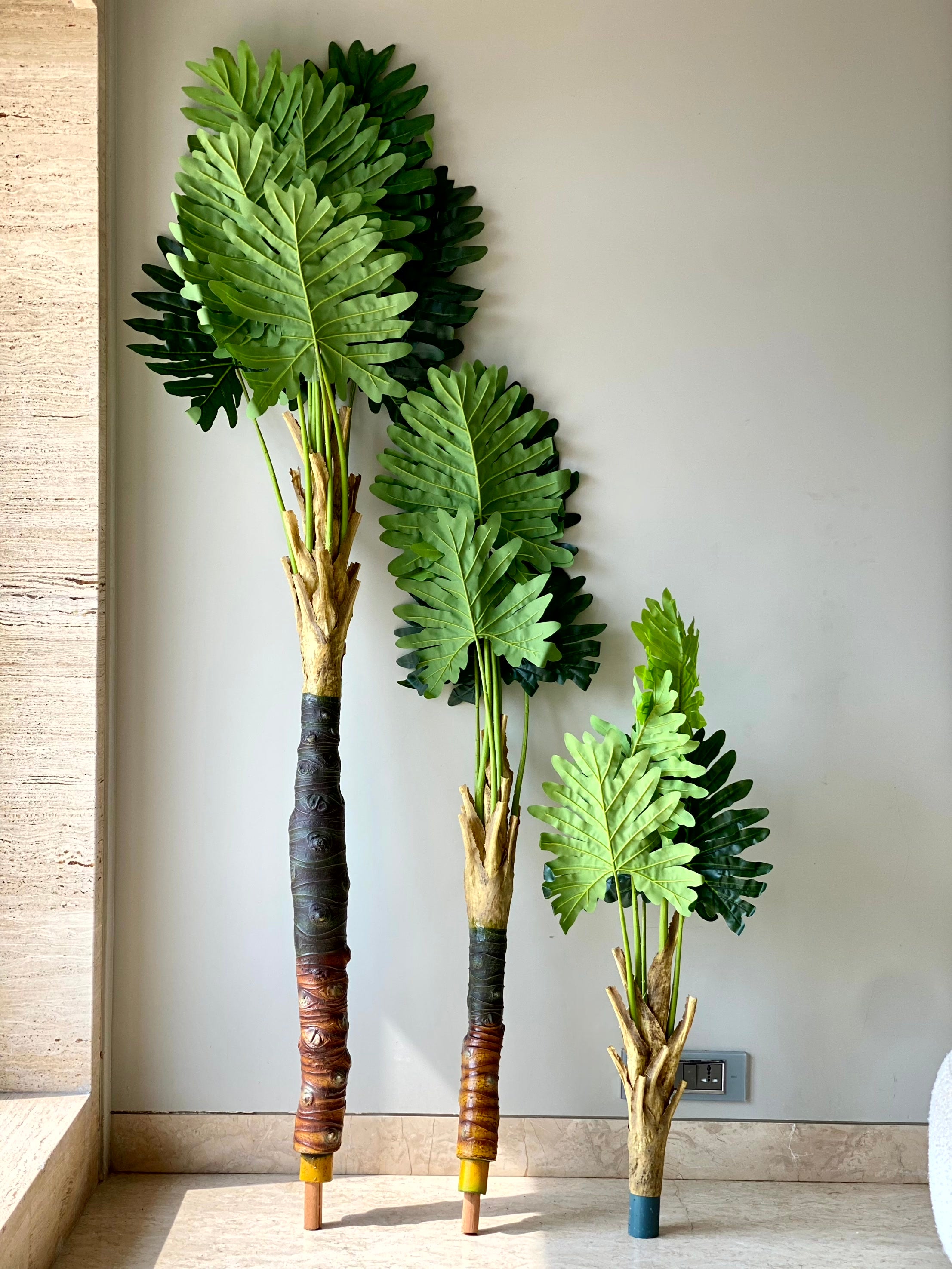 Artificial Monstera Fiber Trunk Tree - 6 Feet