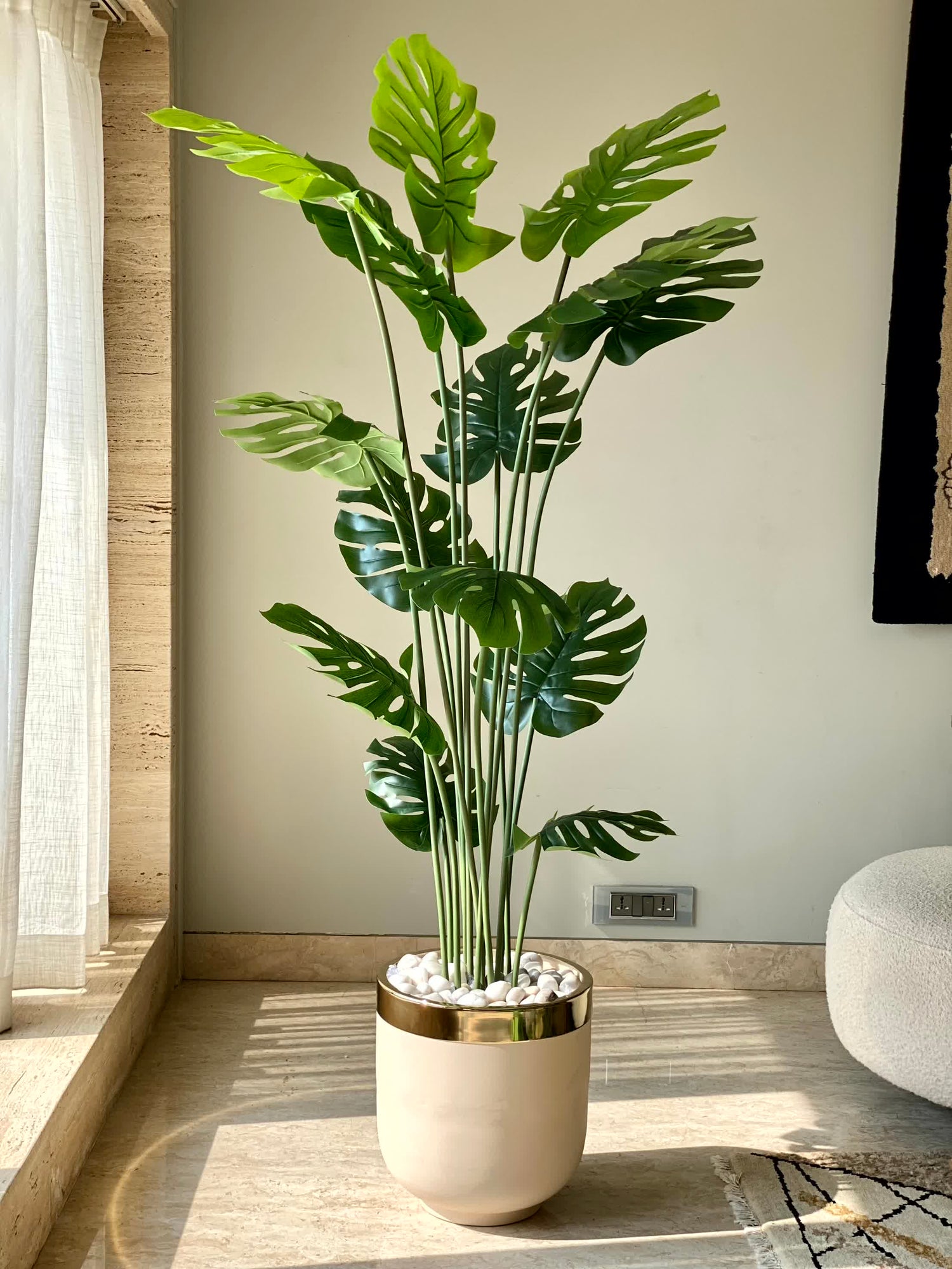 Artificial Monstera Plant - 6 Feet