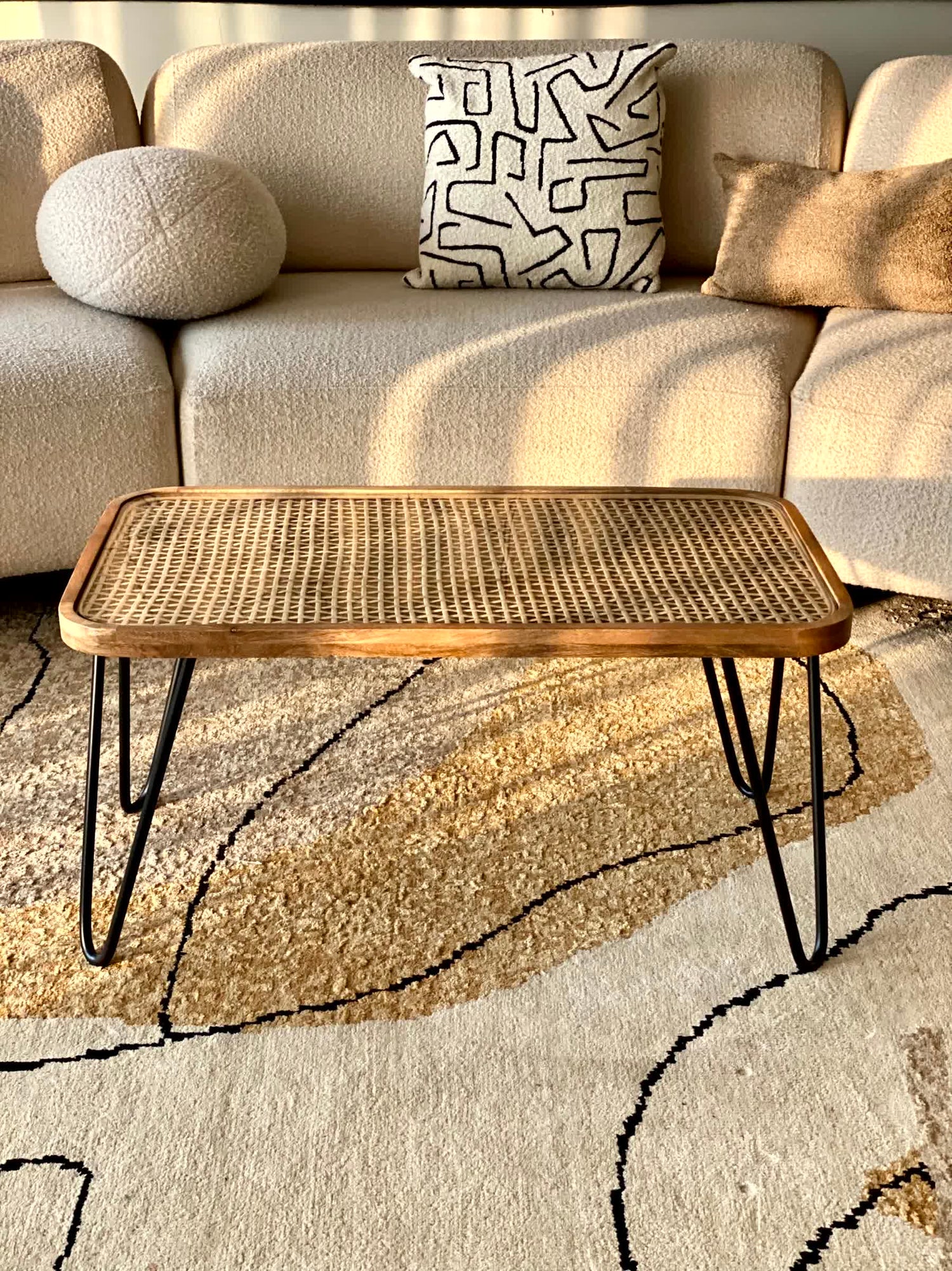 Cabo Cane Center Table