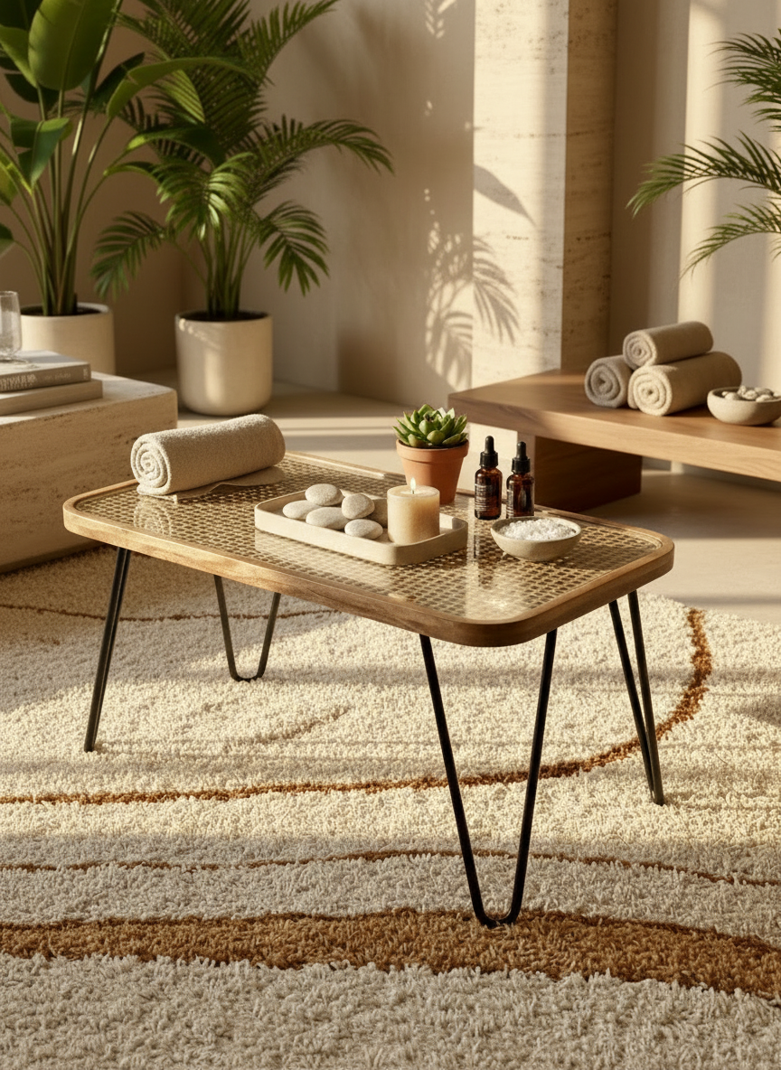 Cabo Cane Center Table