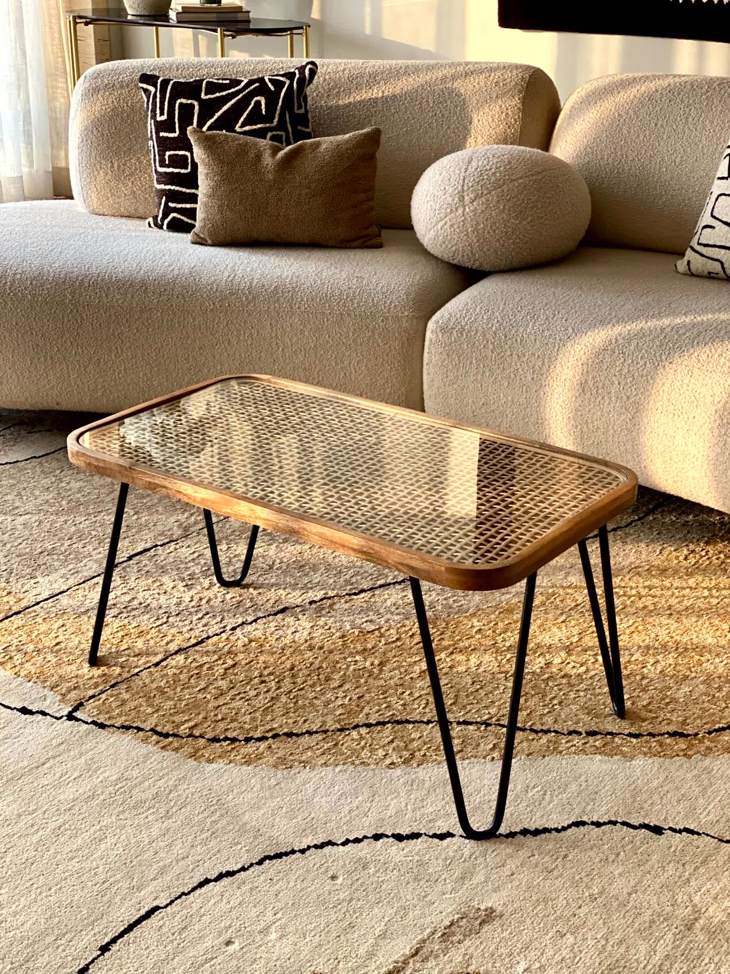 Cabo Cane Center Table