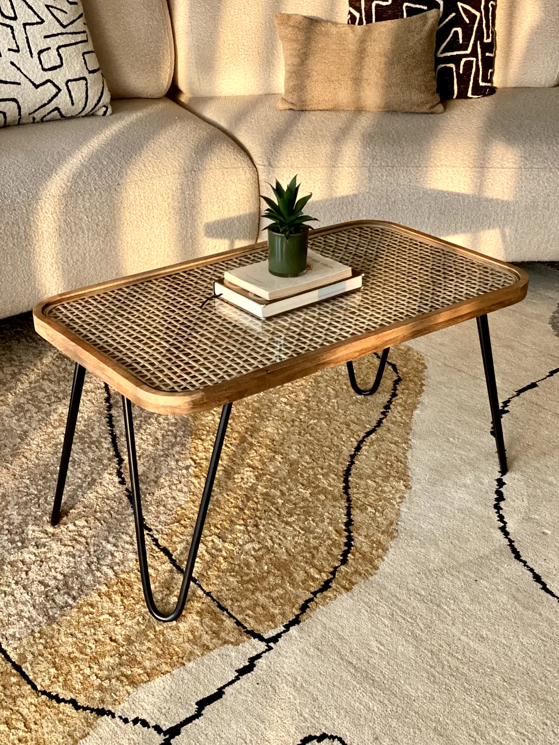 Cabo Cane Center Table