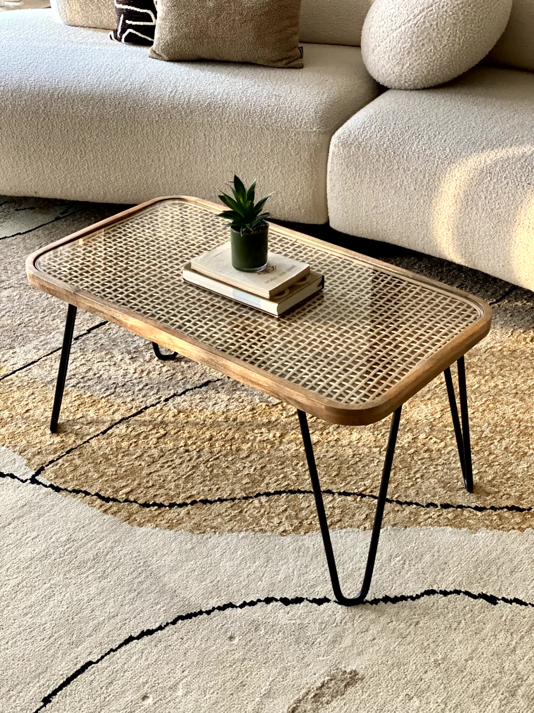 Cabo Cane Center Table