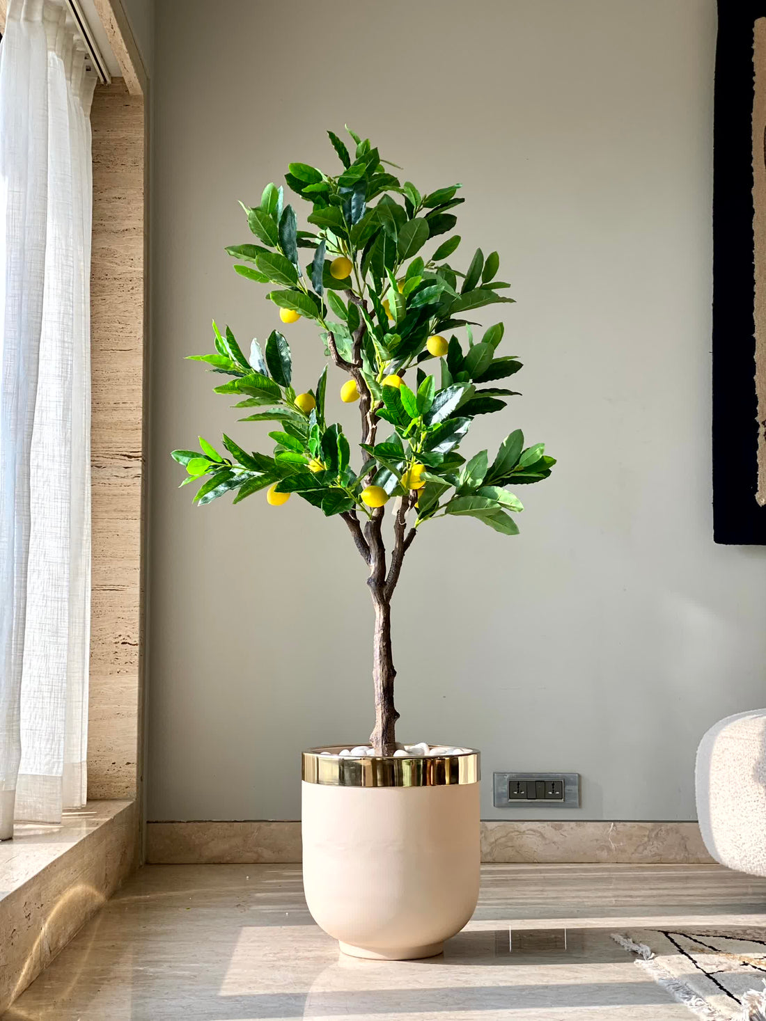 Artificial Lemon Tree - 5 Feet