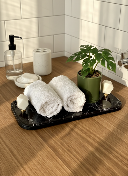 Melora Napkin Tray - Black