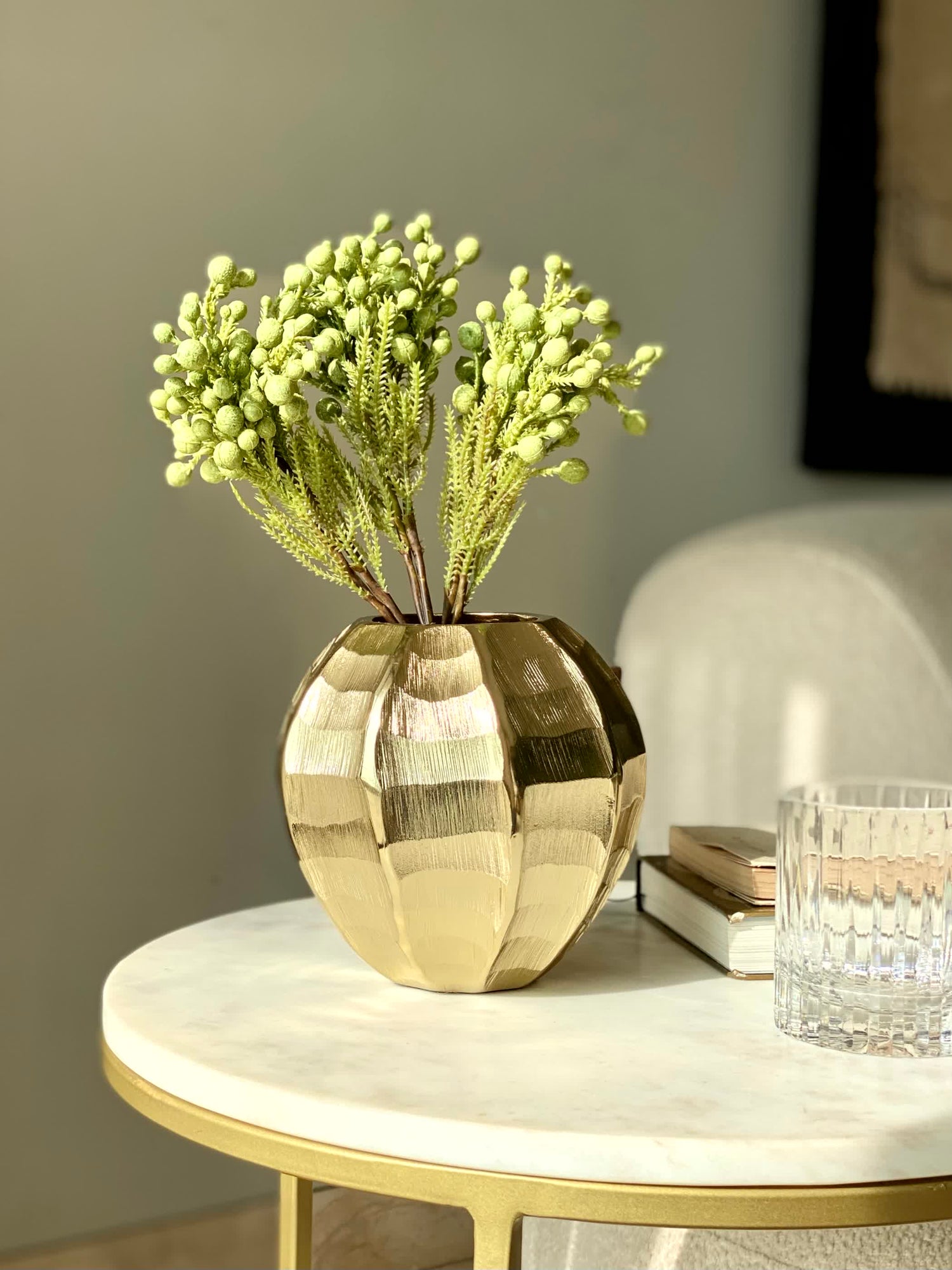 Bloom Gold Vase